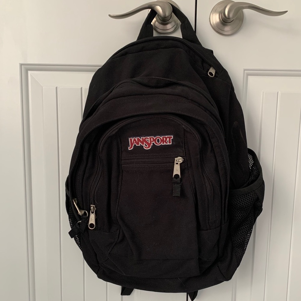 JanSport black backpack
